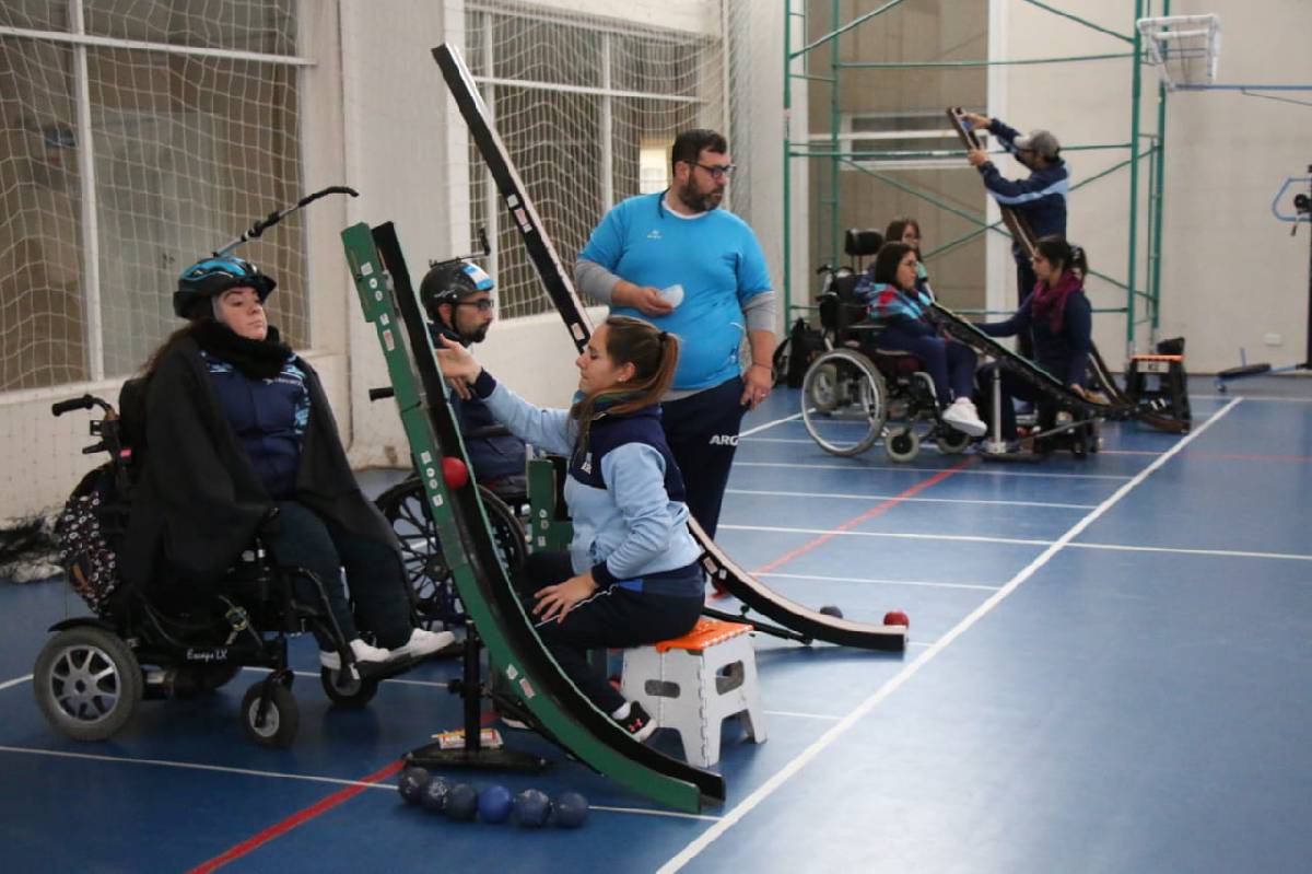 LA MUNICIPALIDAD RECIBIÓ A LA SELECCIÓN ARGENTINA DE BOCCIA