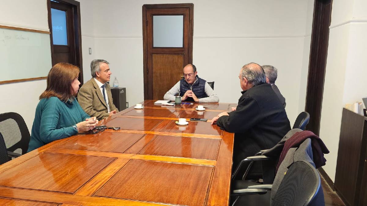 EL INTENDENTE PISANO SE REUNIÓ CON REFERENTES DEL BANCO CREDICOOP