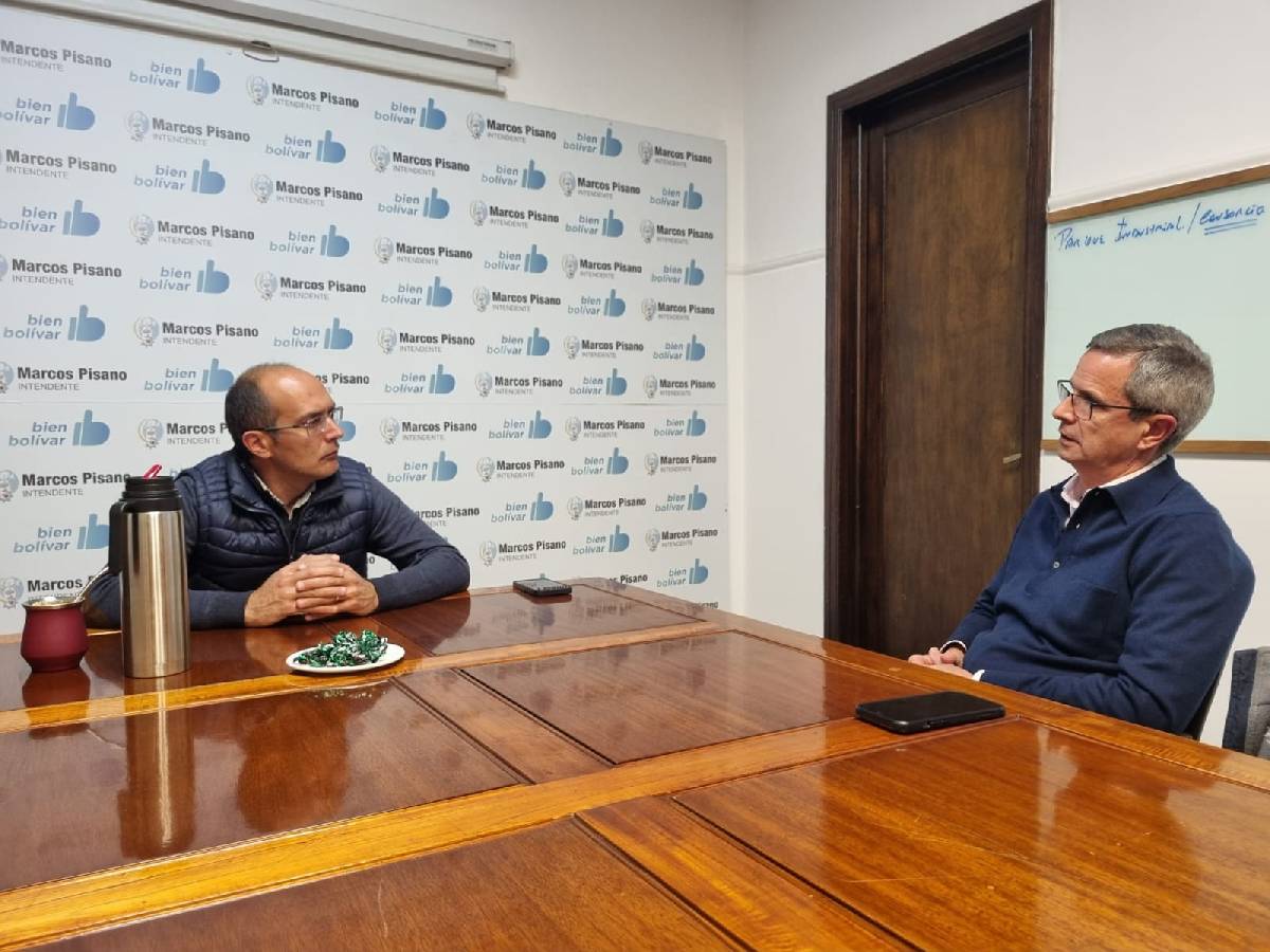 PISANO RECIBIÓ AL ING. LUCAS NIKLISON, EX PRESIDENTE DEL HOSPITAL UNIVERSITARIO AUSTRAL