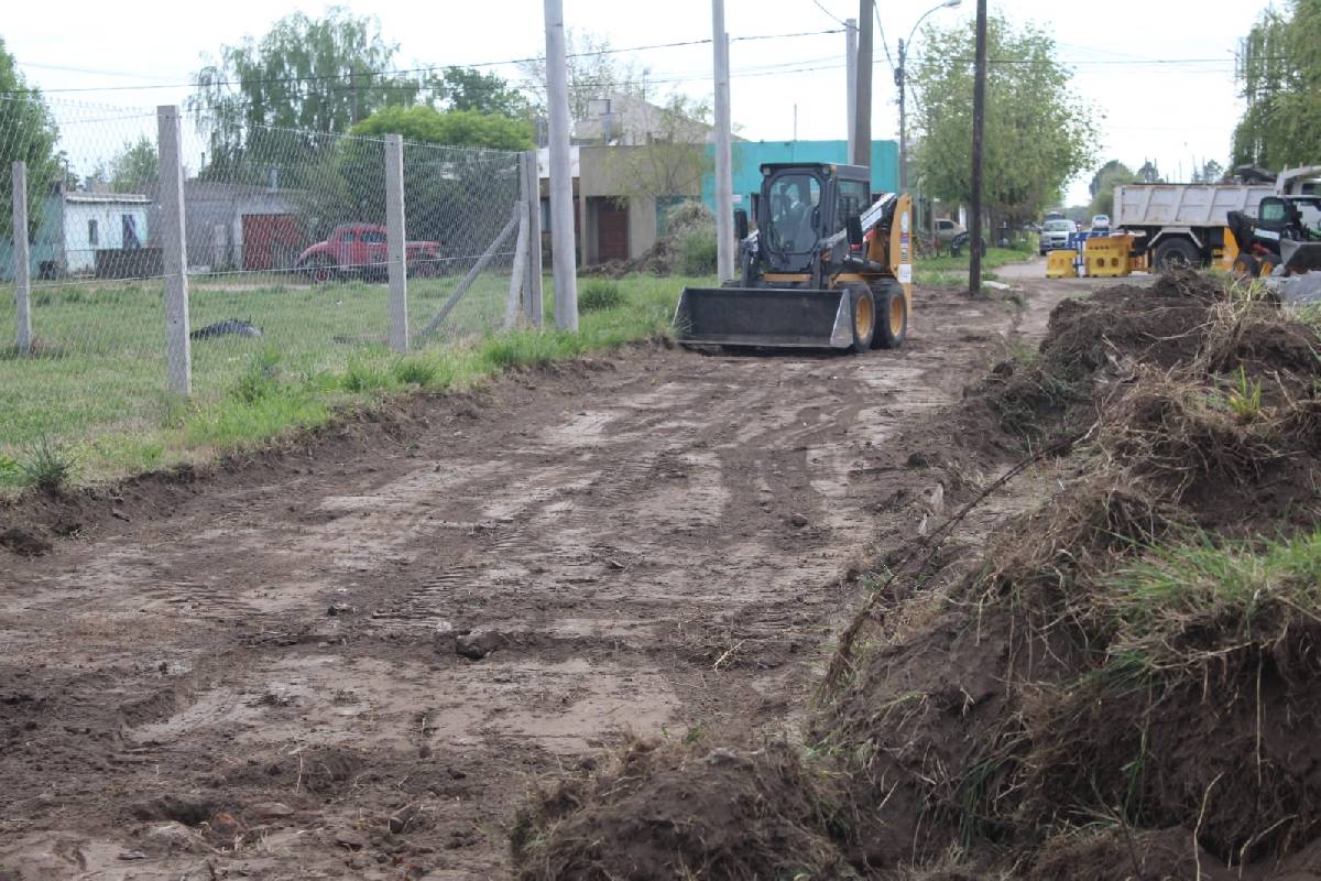 EL MUNICIPIO REALIZA TRABAJOS SOBRE PROLONGACIÓN BALCARCE