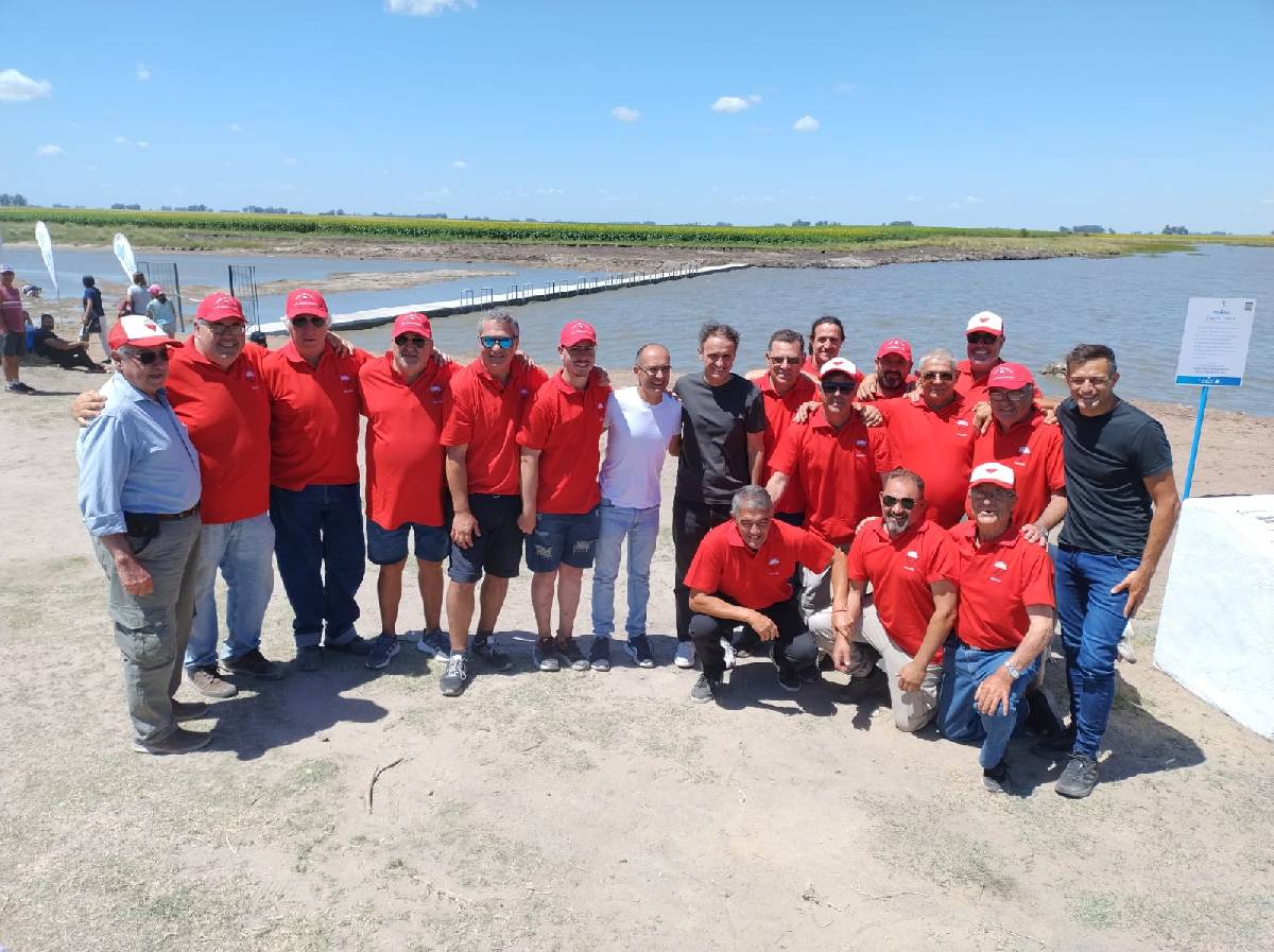 INAUGURACIÓN DE LA COMPUERTA EN LA LAGUNA SAN LUIS