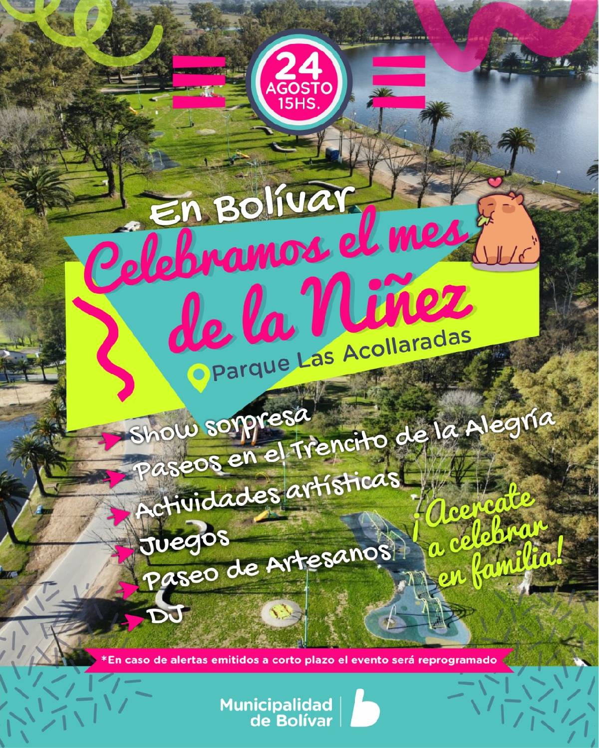 EL MUNICIPIO CELEBRA EL MES DE LA NIÑEZ CON ACTIVIDADES EN TODAS LAS LOCALIDADES